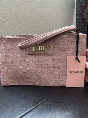 Juicy Couture Blush Wristlet Wallet